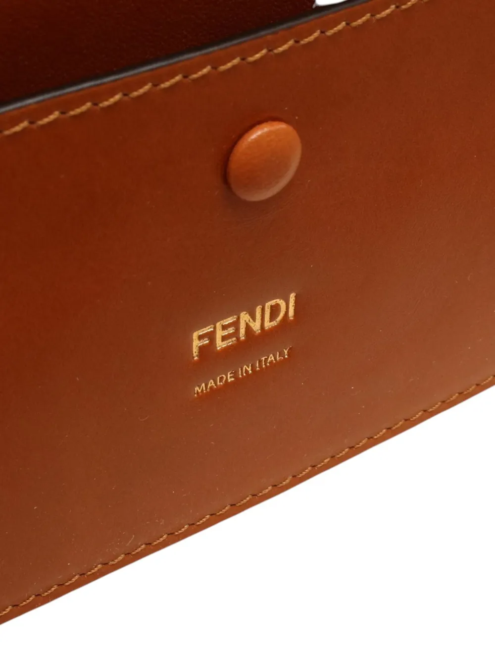 Fendi Pre-Owned 20th Century Zucca Embroidered Canvas Openwork Baguette satchel | Pre-Owned | Image 2