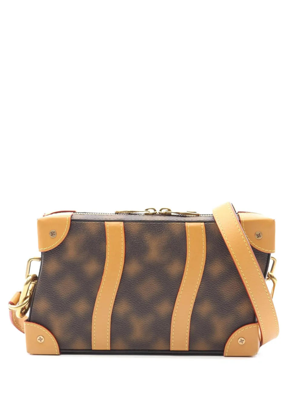 Louis Vuitton Pre-Owned 2021-2025 モノグラム ブラーリィ ソフト トランク ショルダーバッグ - ブラウン Louis Vuitton Pre-Owned 2021-2025 モノグラム ブラーリィ ソフト トランク ショルダーバッグ - ブラウン