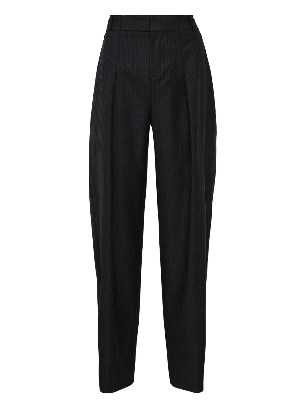 SONIA CARRASCO pleated pinstripe trousers | Black | Image 1