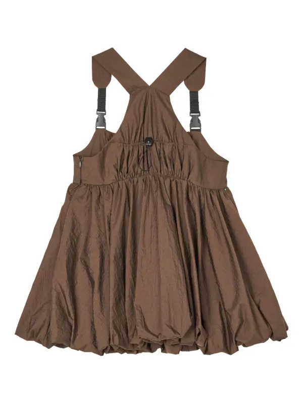 Cecilie Bahnsen Balloon Peplum Top | Brown | FARFETCH