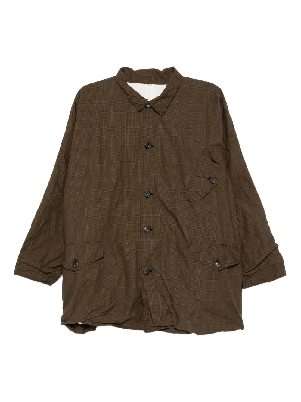Ricorrrobe checked pocket jacket | Brown | Image 1