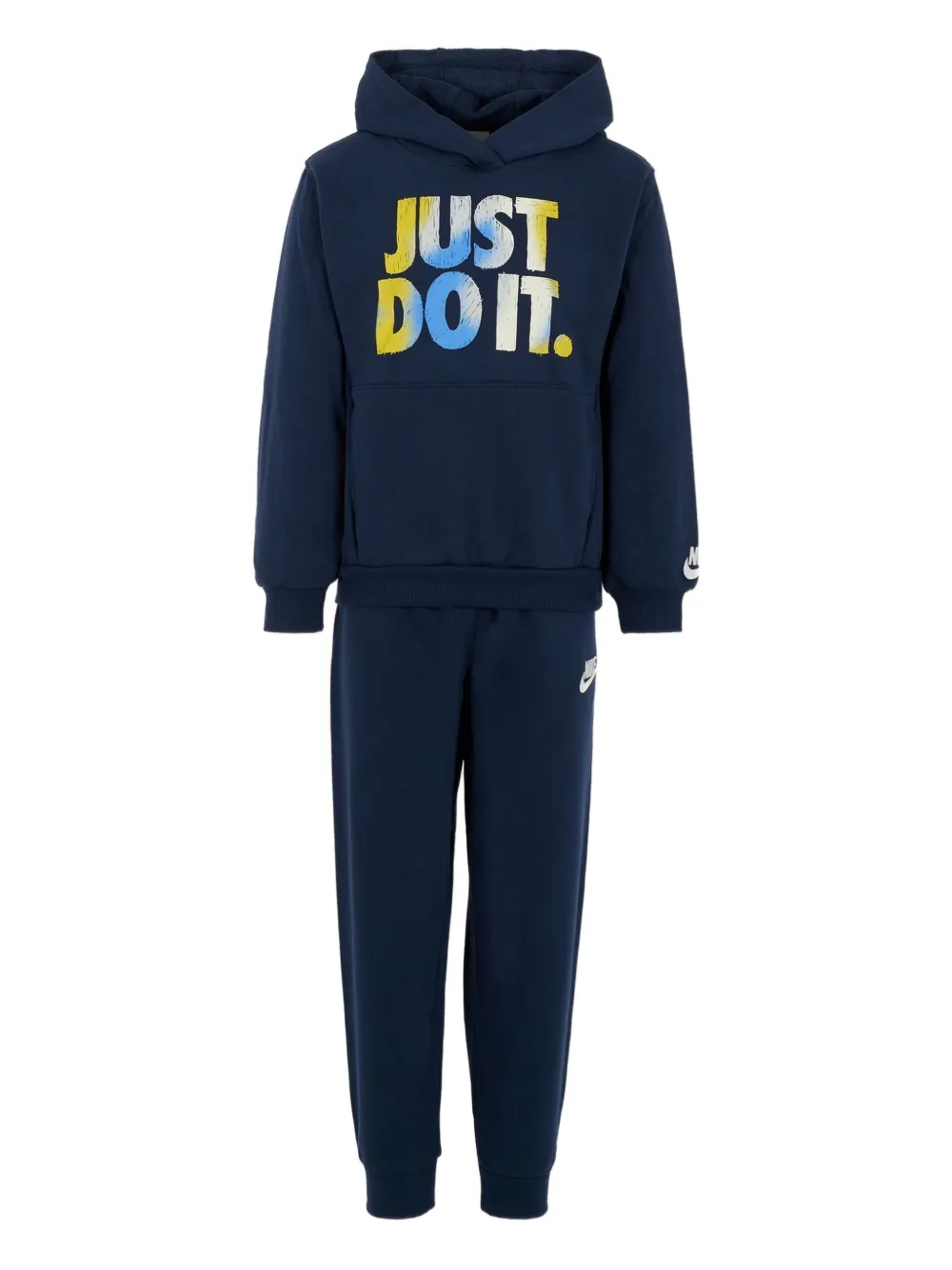 Nike Slogan-print Tracksuit Set In Blue
