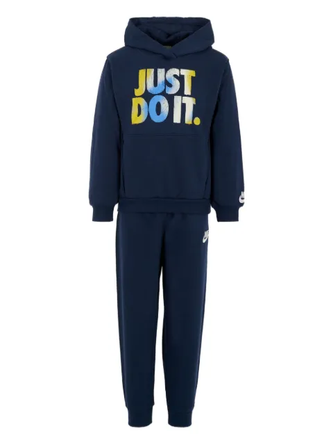 Nike Kids slogan-print tracksuit set
