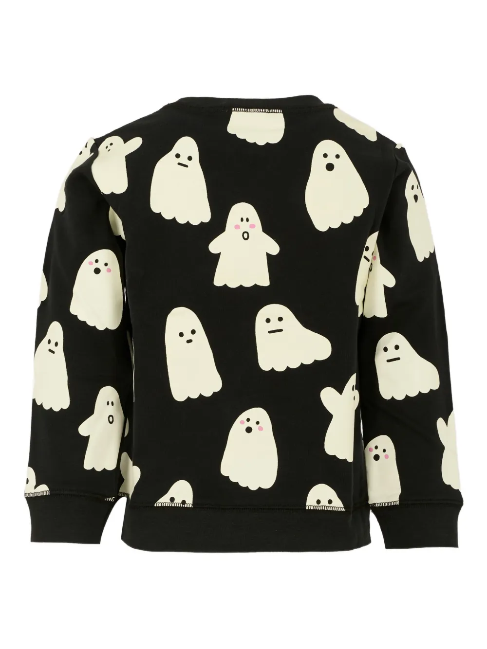 Stella Mccartney Ghost-print Sweatshirt In Black