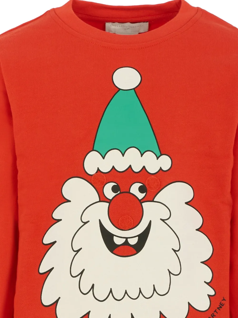 Stella Mccartney Santa-face Sweatshirt In Red