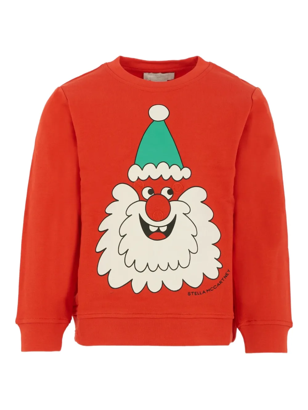 Stella Mccartney Santa-face Sweatshirt In Red