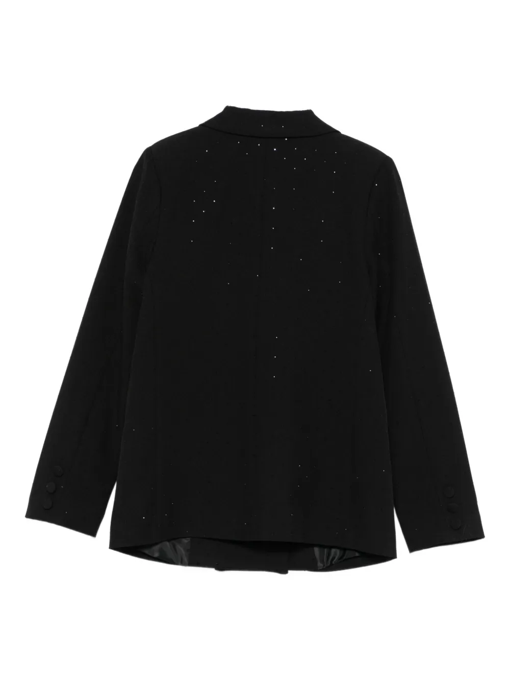 Miss Grant Embellished Double-breasted Blazer In Black
