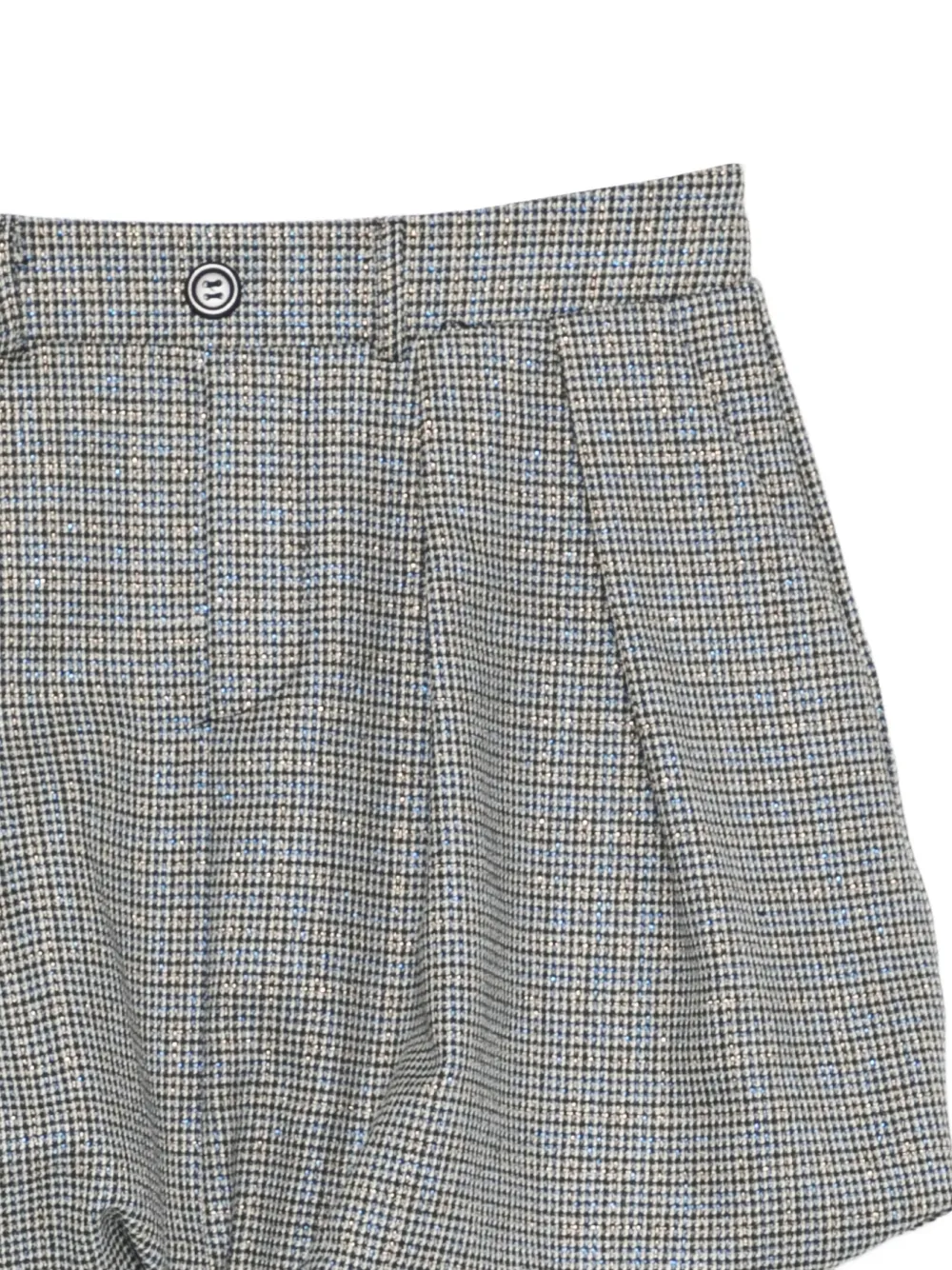 Miss Grant Kids Geruite plooirok Grijs