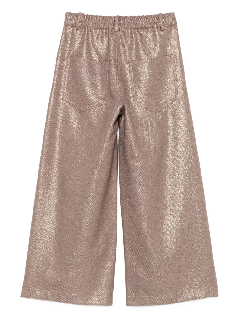 Miss Grant Kids metallic elastic-waist trousers | Girls Casual Trousers | Image 2