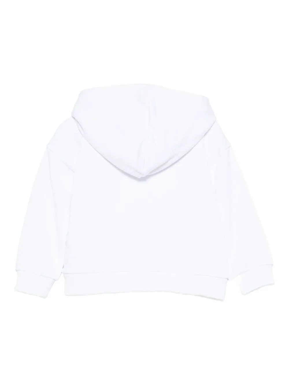 Moschino Kids Hoodie met teddybeerprint Wit