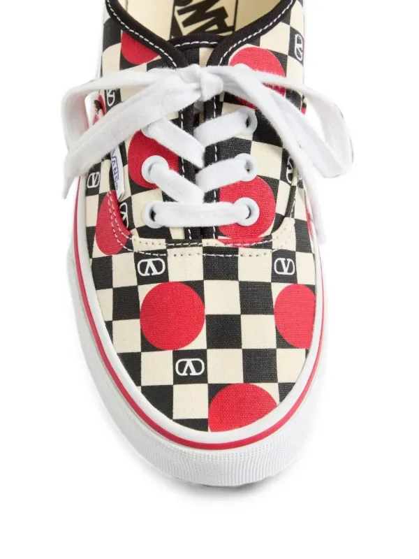Valentino Garavani x Vans VLogo Checkerboard-print Sneakers