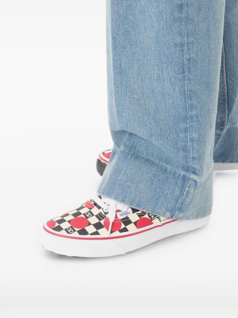 Valentino Garavani X Vans low-top Trainer In Fabric With VLogo