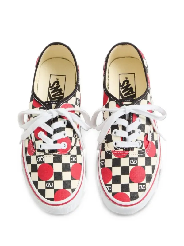 Valentino Garavani x Vans Vロゴ チェッカースニーカー