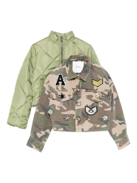 Miss Grant Kids quilted zip-front jackets (set of two)