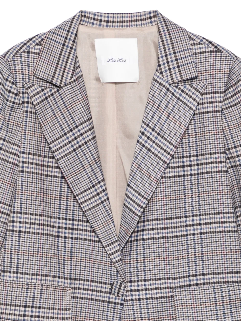 Miss Grant Kids Geruite blazer Grijs