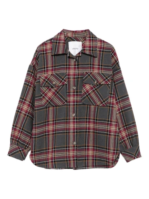 Miss Grant Kids checked pocket shirt