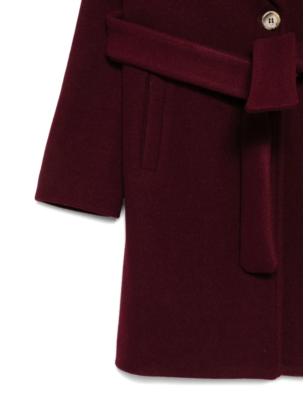 Miss Grant Kids Jas met ceintuur en revers Rood