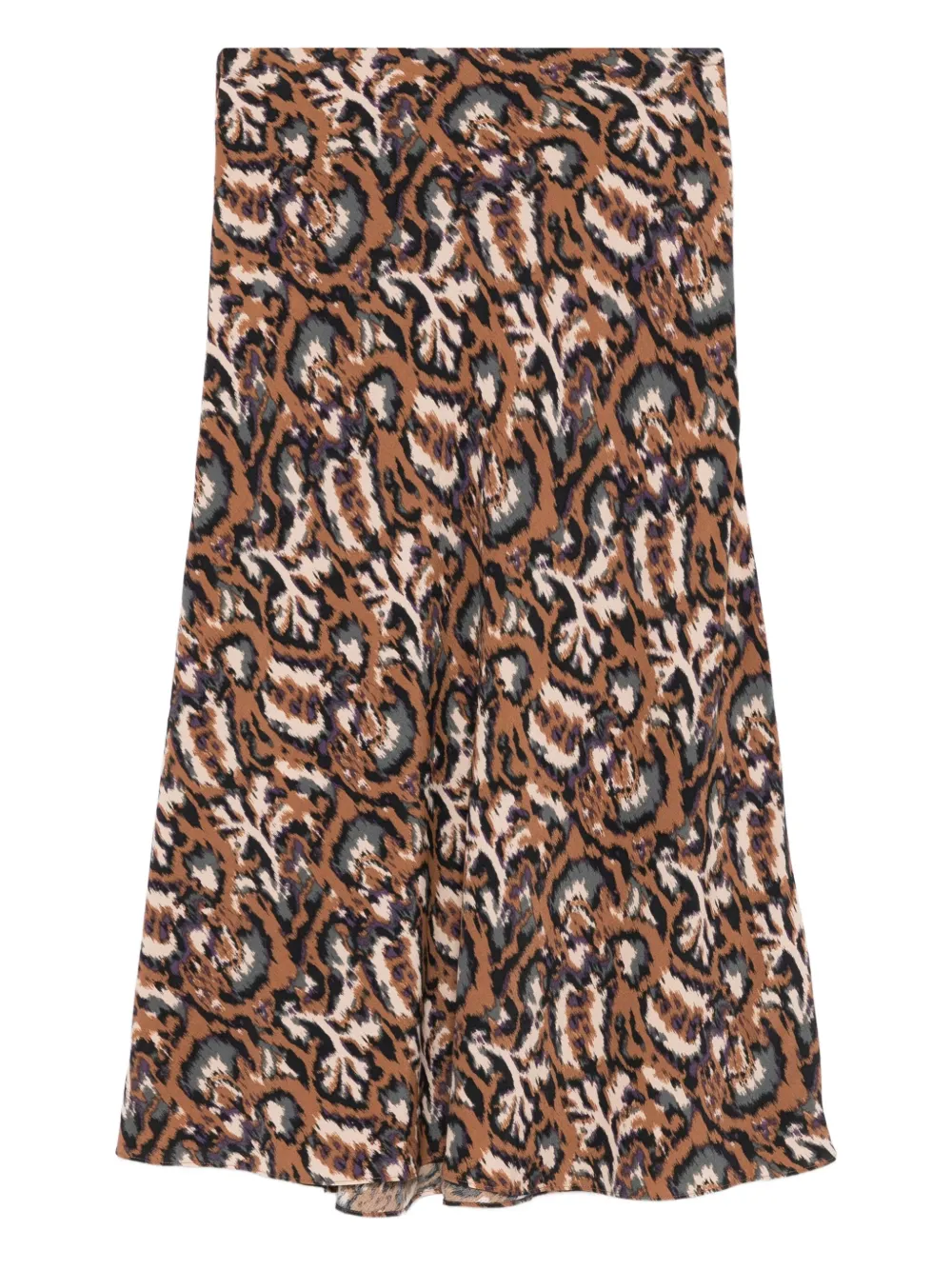 Ba&Sh abstract-print midi skirt | marrón | Image 1