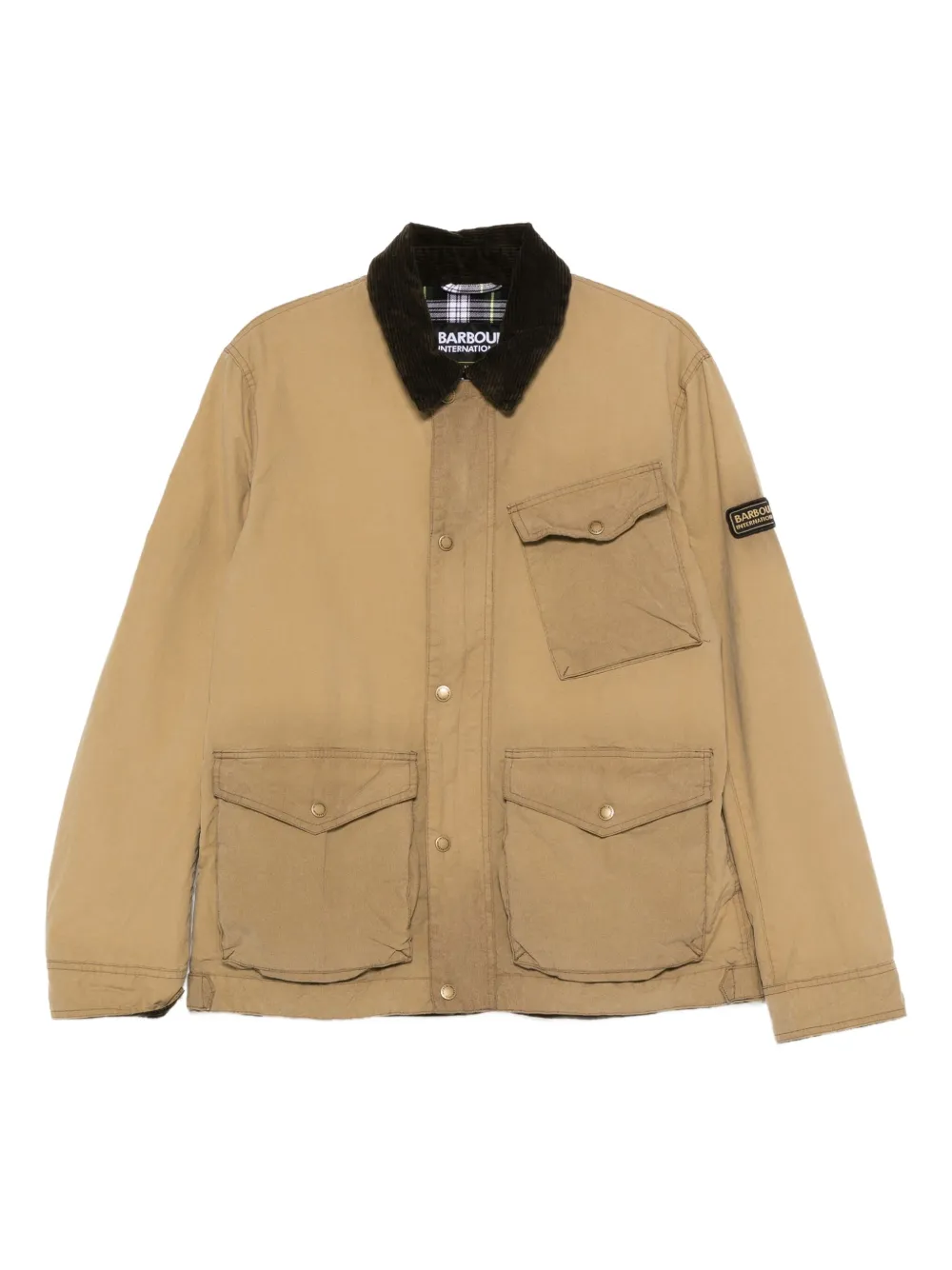 Barbour International flap-pocket jacket | Neutrals | Image 1