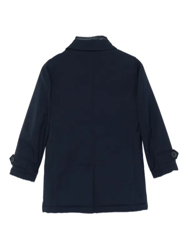 Herno Kids Cappotto Imbottito Blu FARFETCH IT