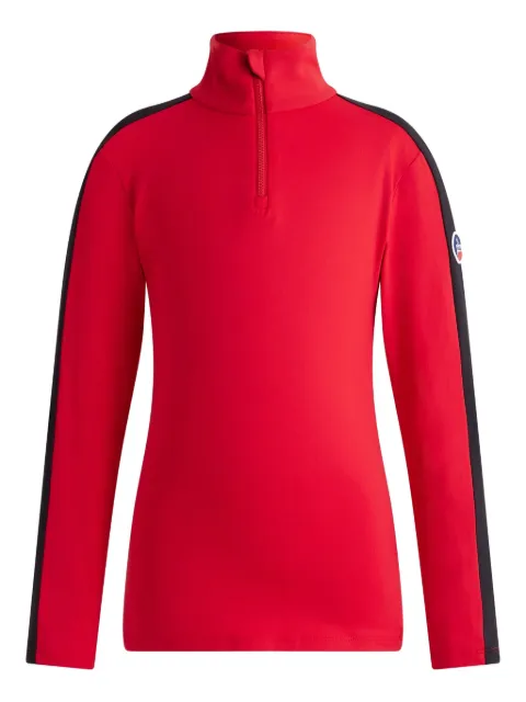 Fusalp contrast-panel half-zip sweatshirt