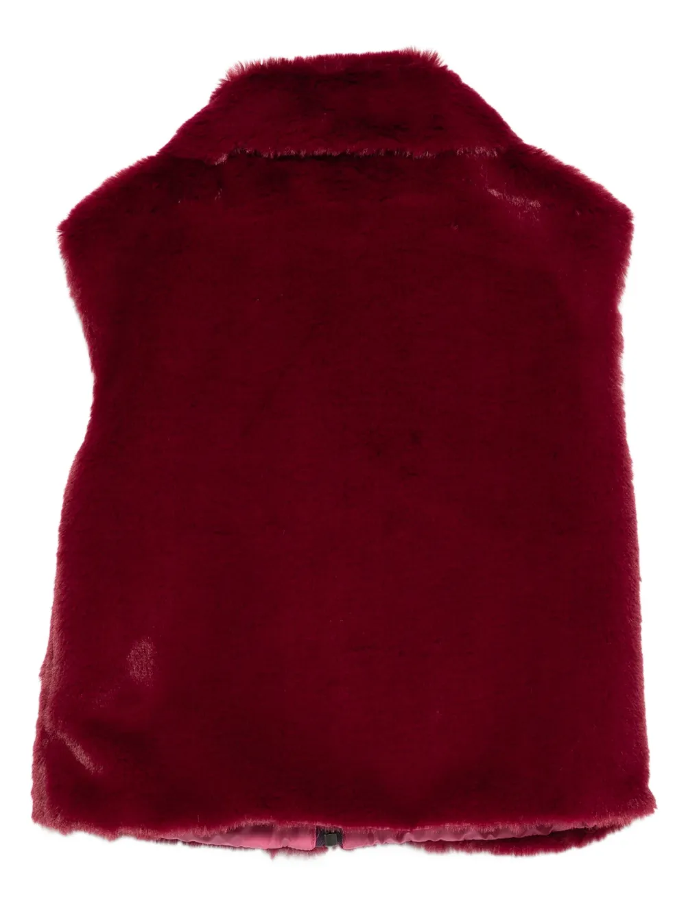 Il Gufo faux-fur sleeveless jacket | Girls Faux Fur Jackets | Image 2