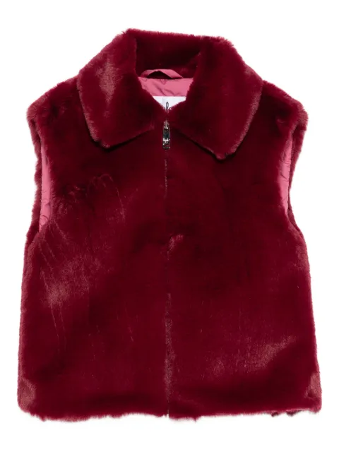 Il Gufo faux-fur sleeveless jacket
