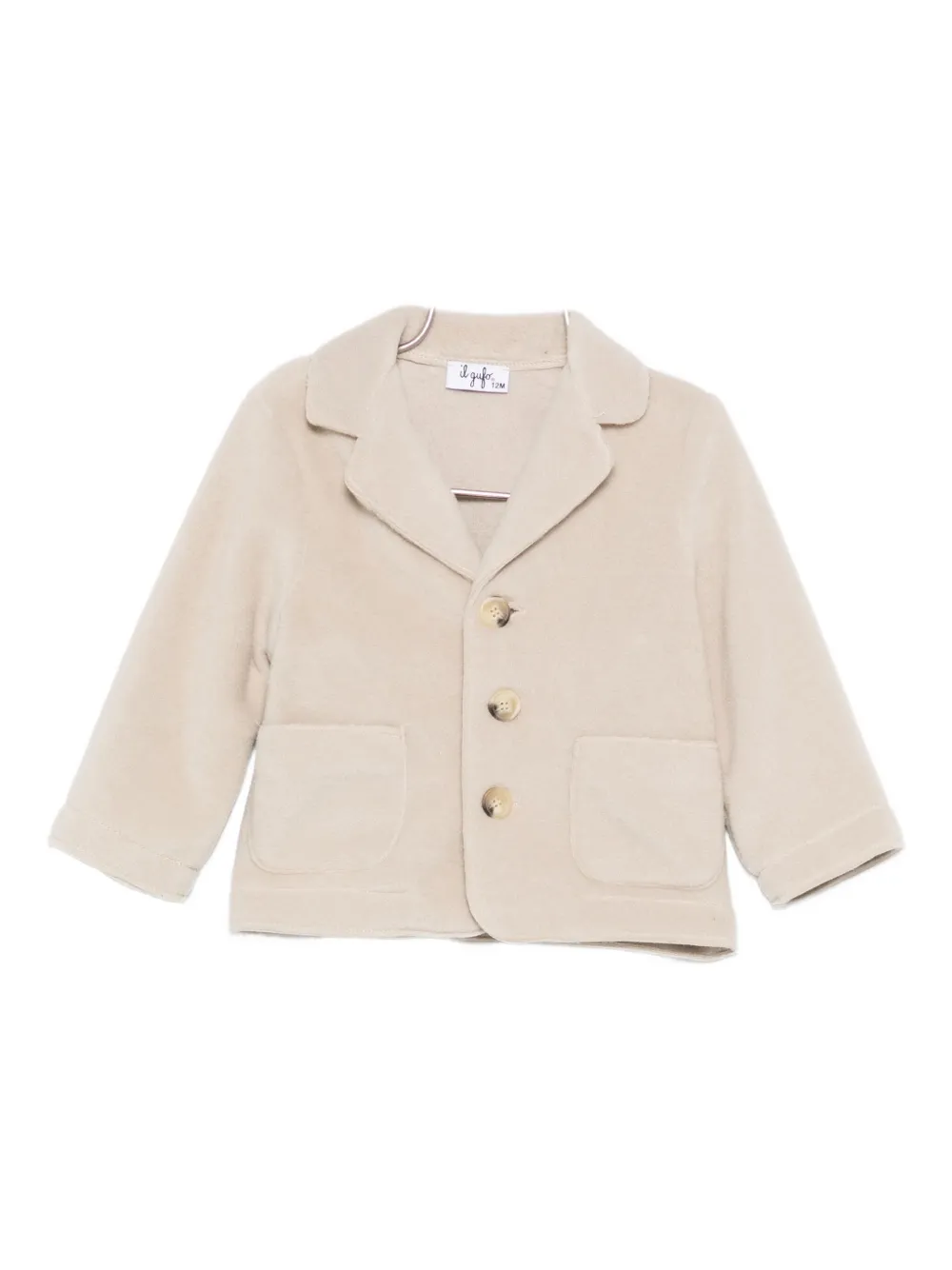 Il Gufo Single-breasted Blazer In Neutral