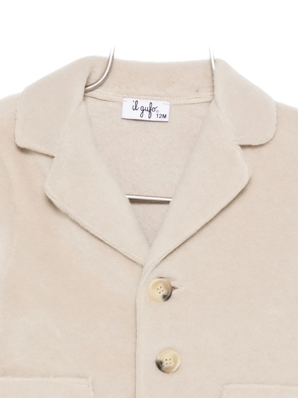 Il Gufo Single-breasted Blazer In Neutral