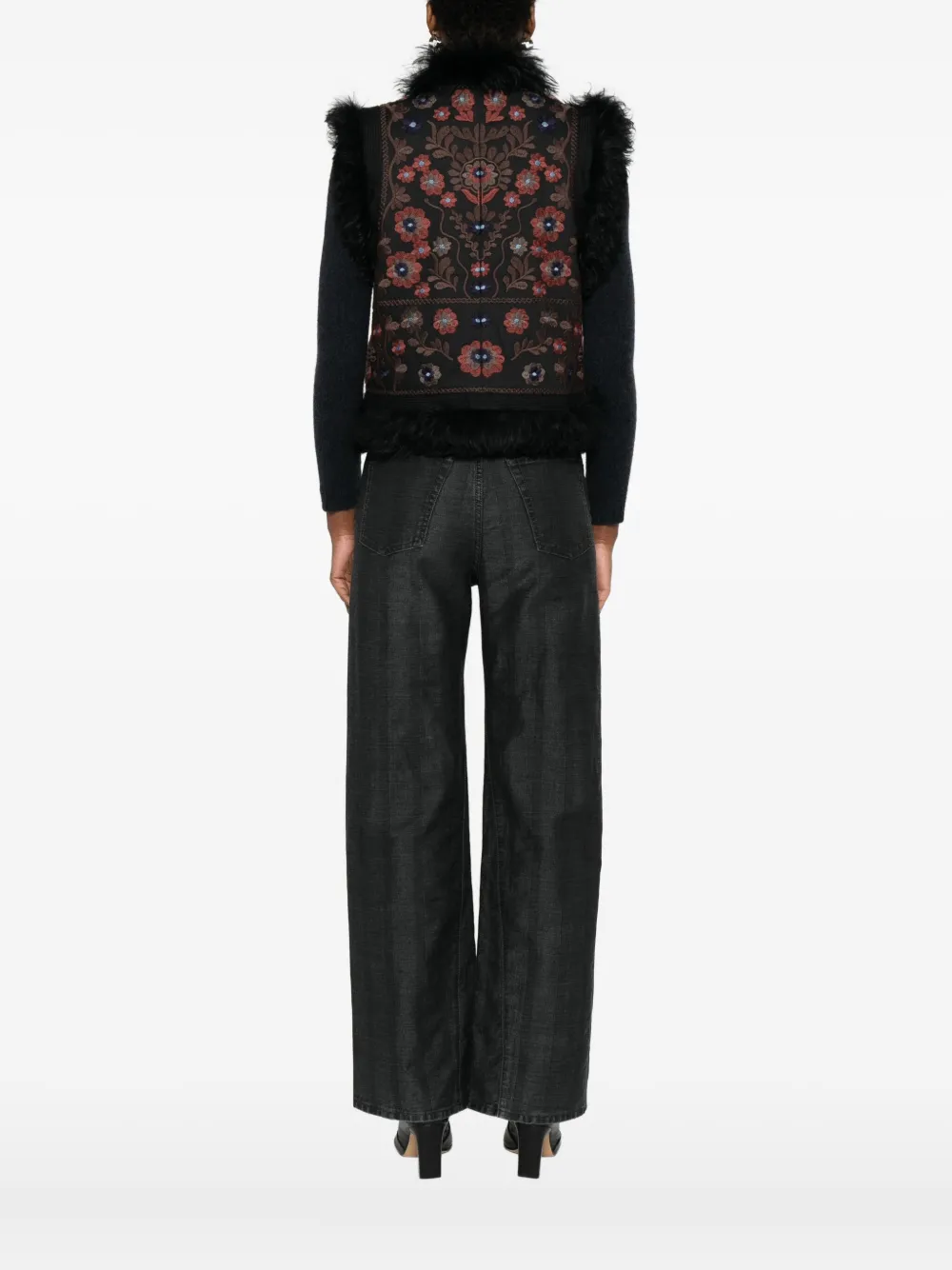 Antik Batik Magyar Waistcoat In Black