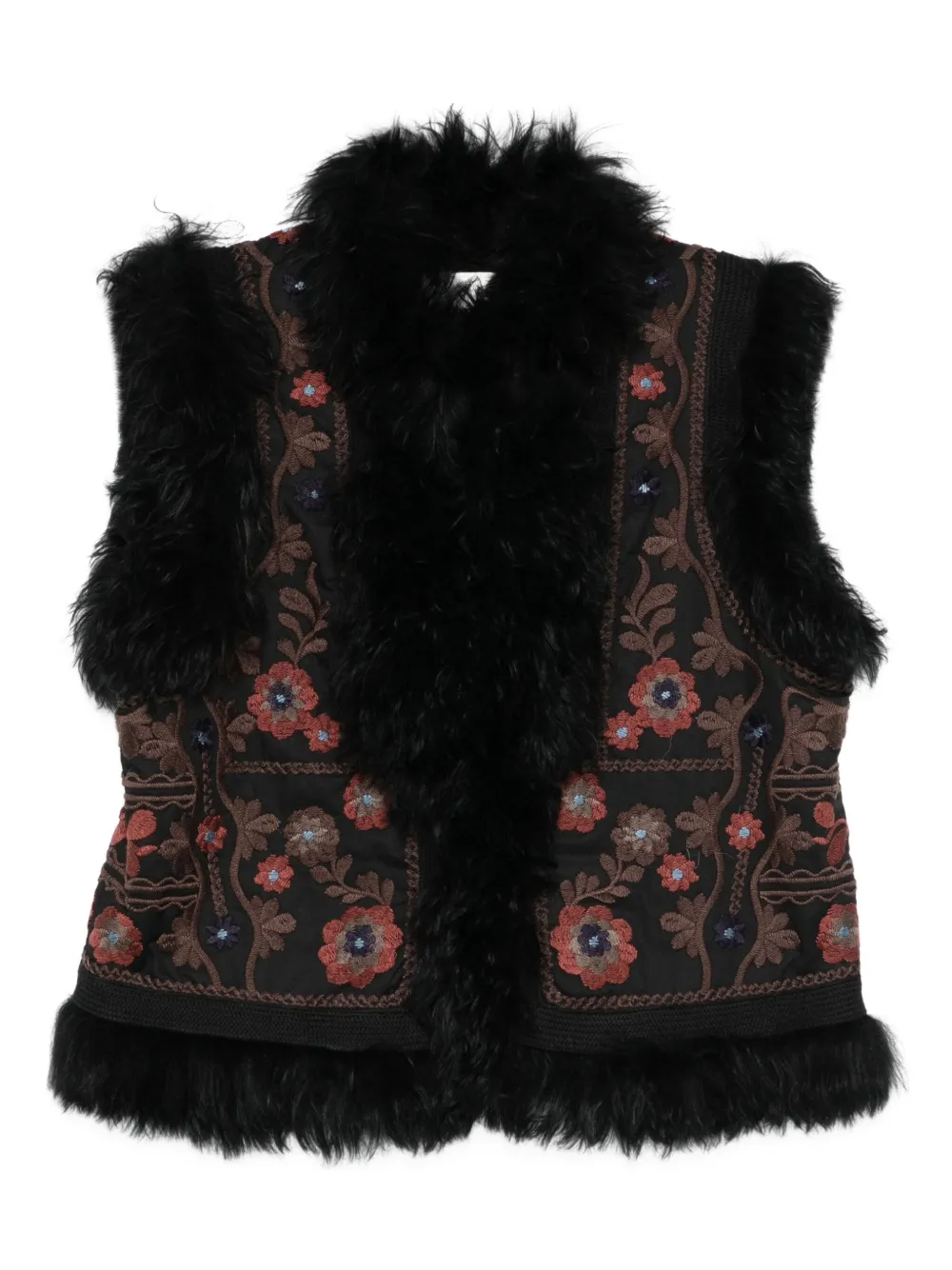 Antik Batik Magyar waistcoat | Black | Image 1