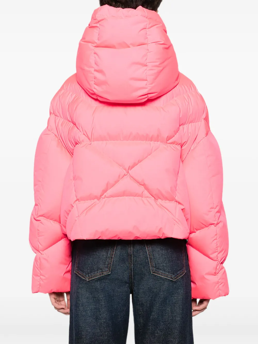 Khrisjoy Gevoerd jack met capuchon Roze