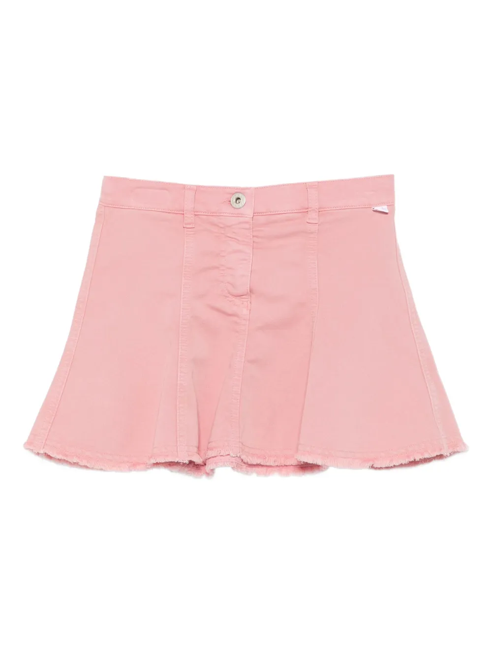 Il Gufo frayed-hem skirt | Pink | Image 1