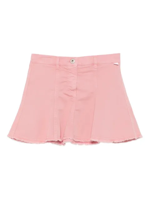 Il Gufo frayed-hem skirt