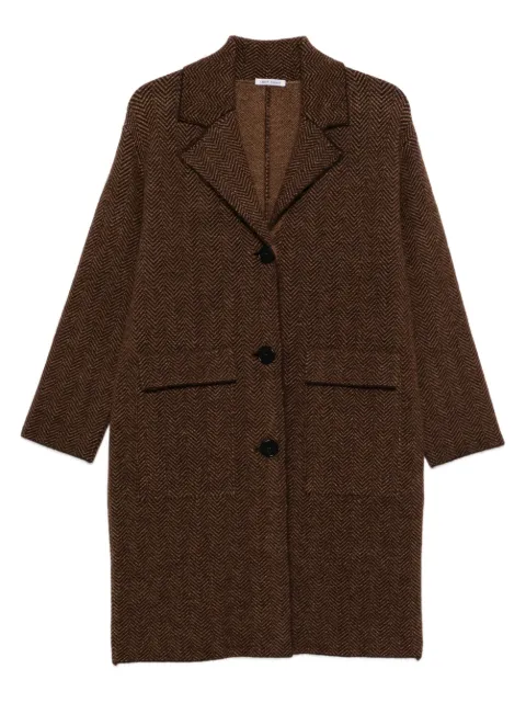 Lebor Gabala herringbone-pattern coat