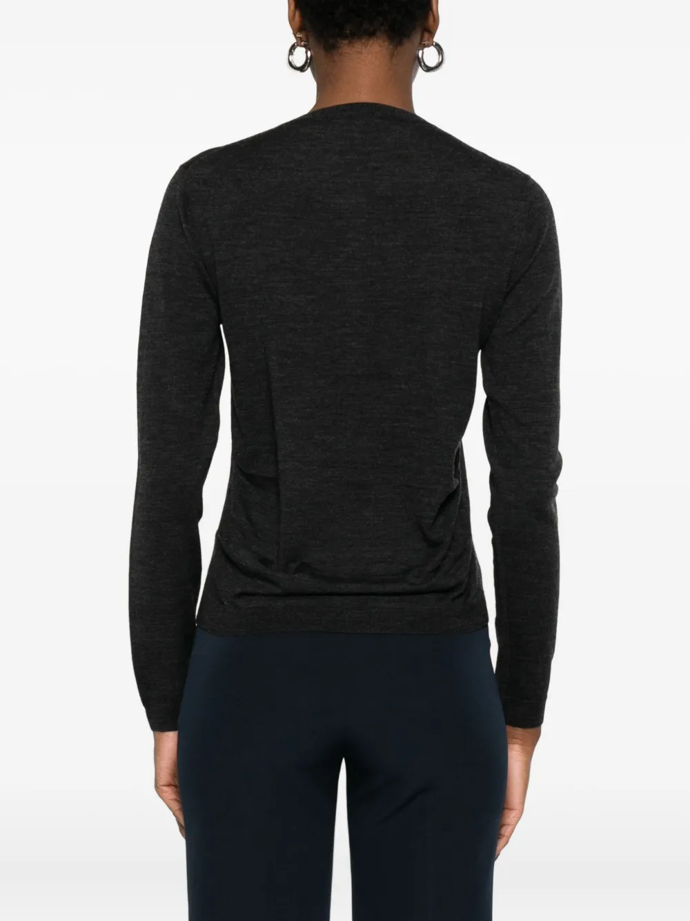 Lebor Gabala Merino-wool Cardigan In Gray