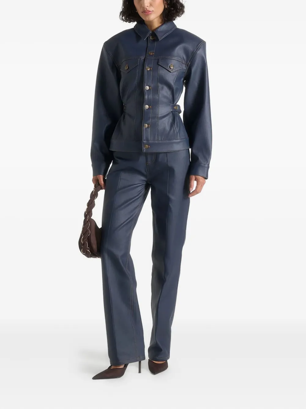Manière De Voir Karla Jacket In Blue
