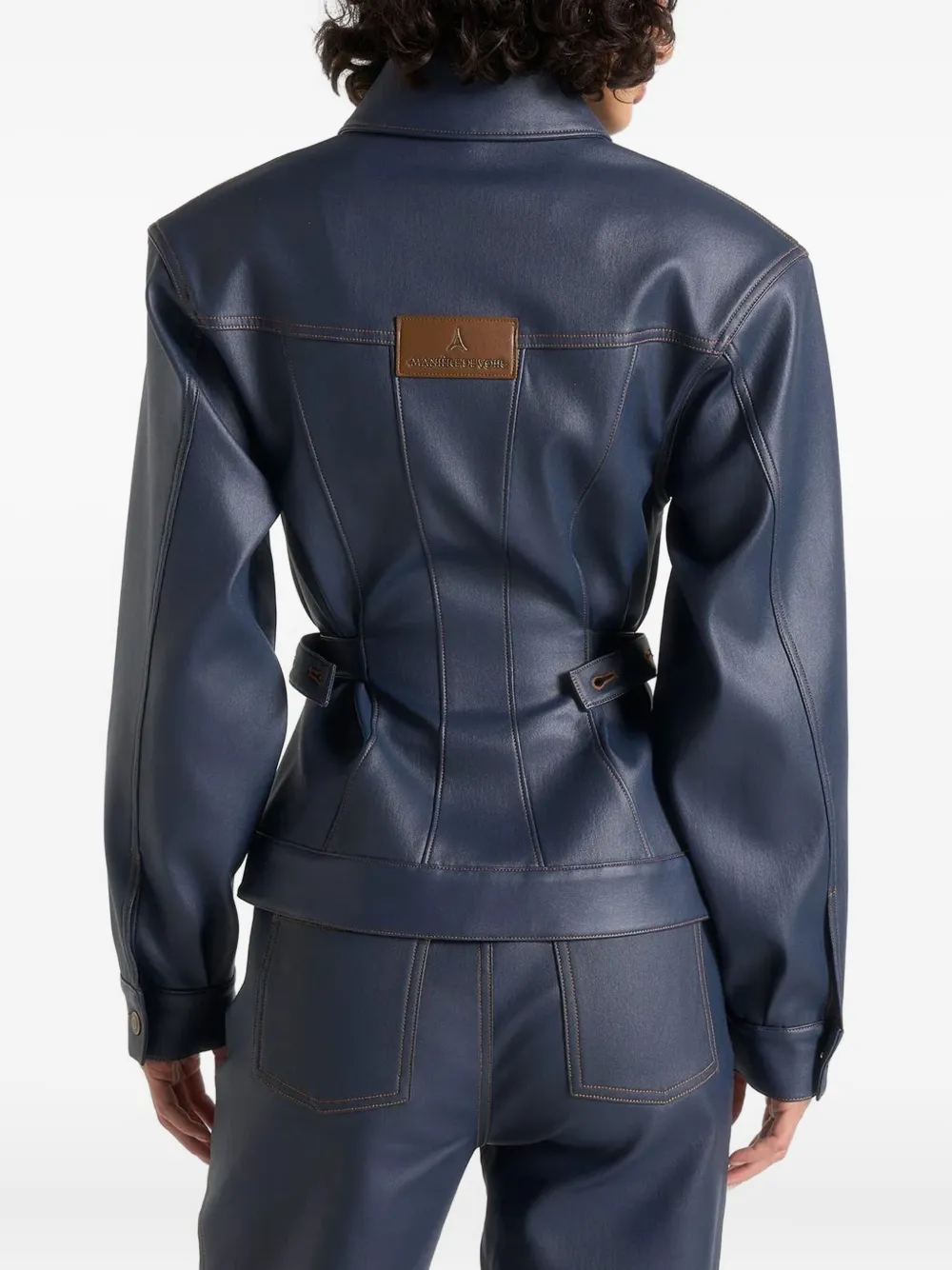 Manière De Voir Karla Jacket In Blue