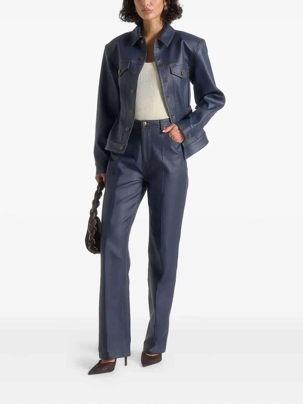 Manière De Voir Karla Jacket In Blue