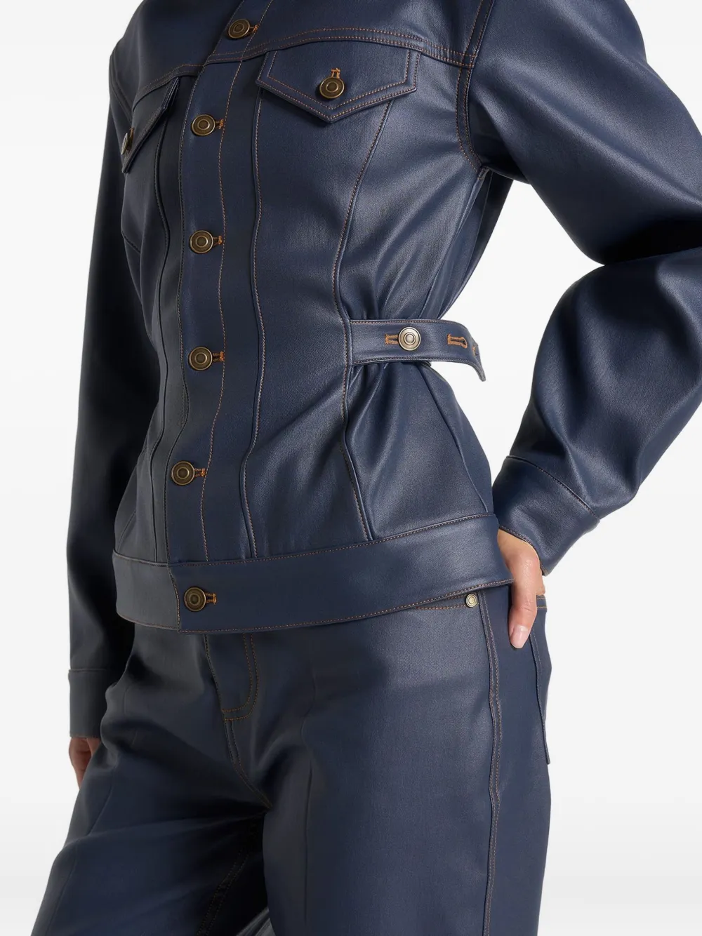 Manière De Voir Karla Jacket In Blue