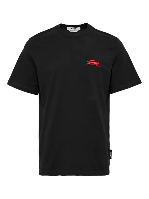 MSGM rabbit-logo cotton T-shirt