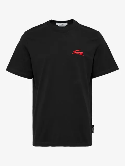 MSGM rabbit-logo cotton T-shirt