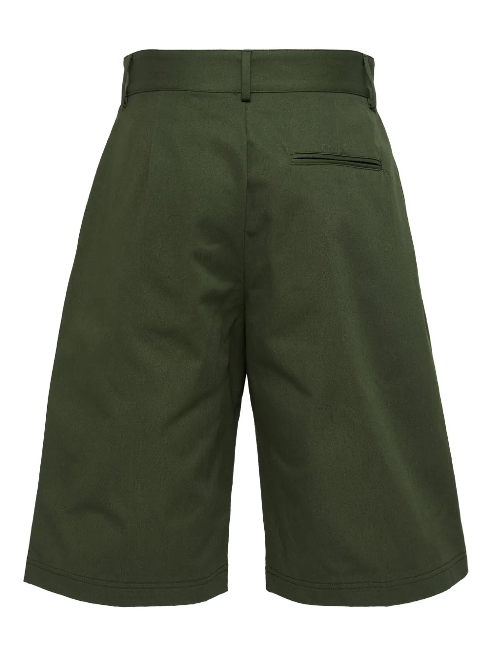 MSGM Bermuda shorts met geborduurd logo - Groen