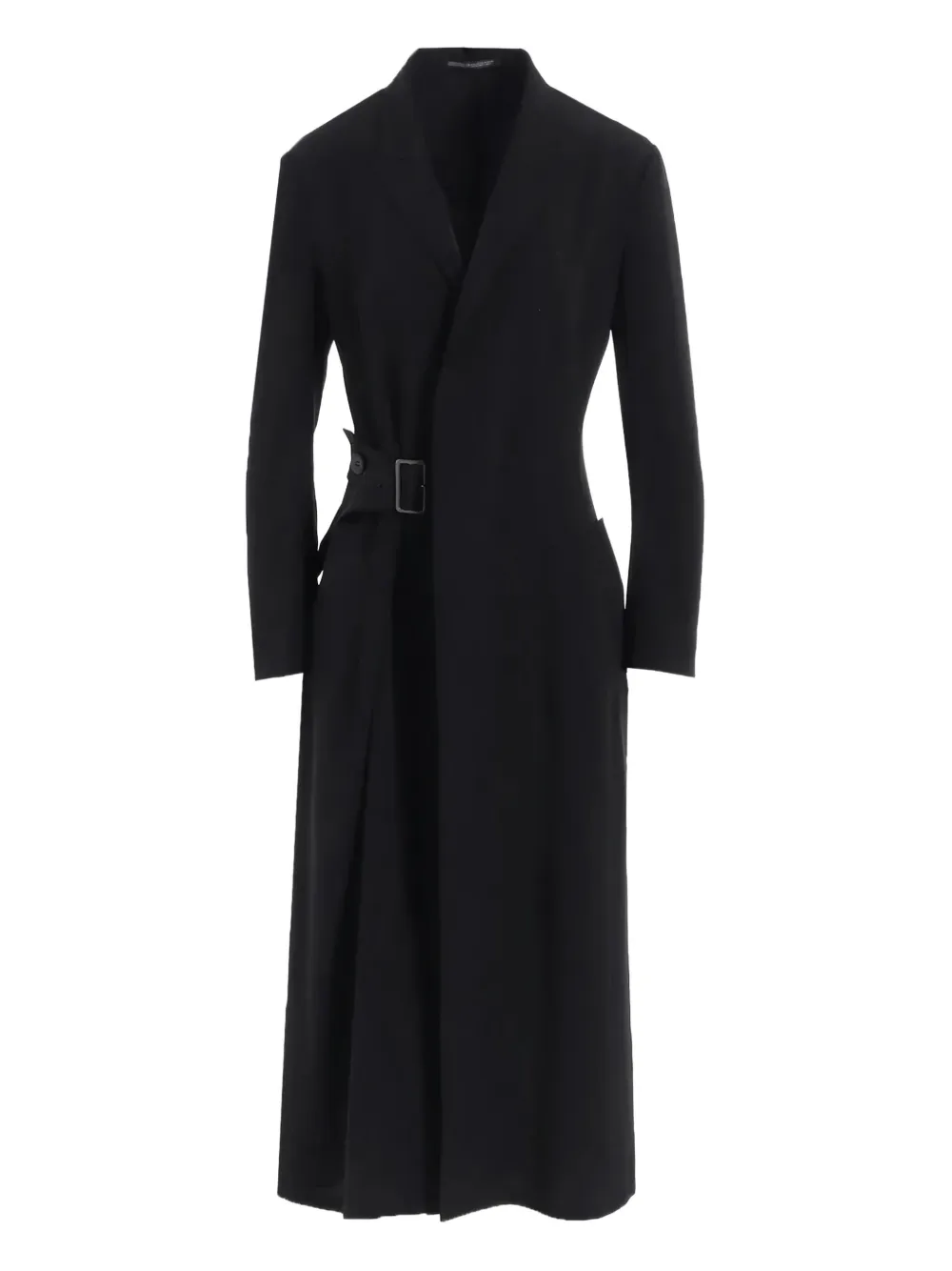 Y's belted coat | Black | Image 1