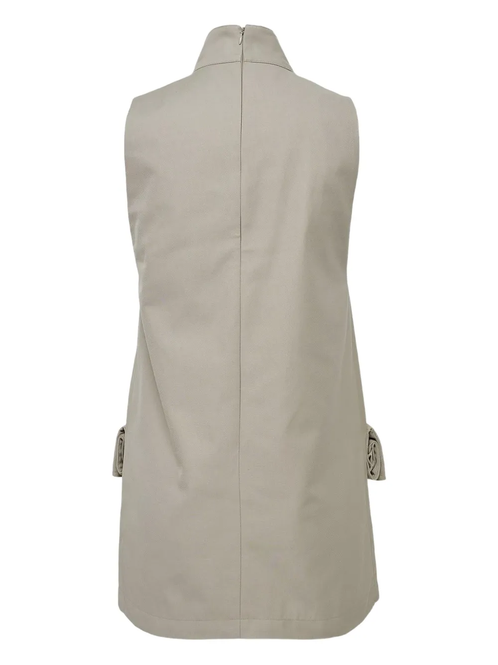 Open YY Mini-jurk met cargo zak en gesp - Beige
