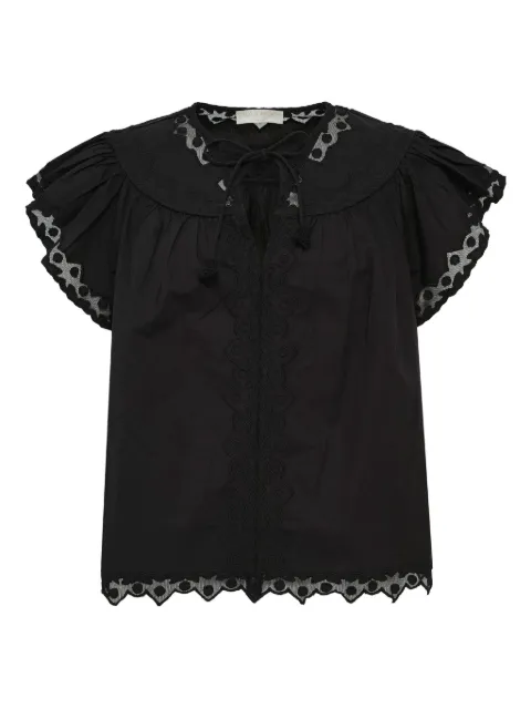 Ulla Johnson Effie flutter-sleeve blouse