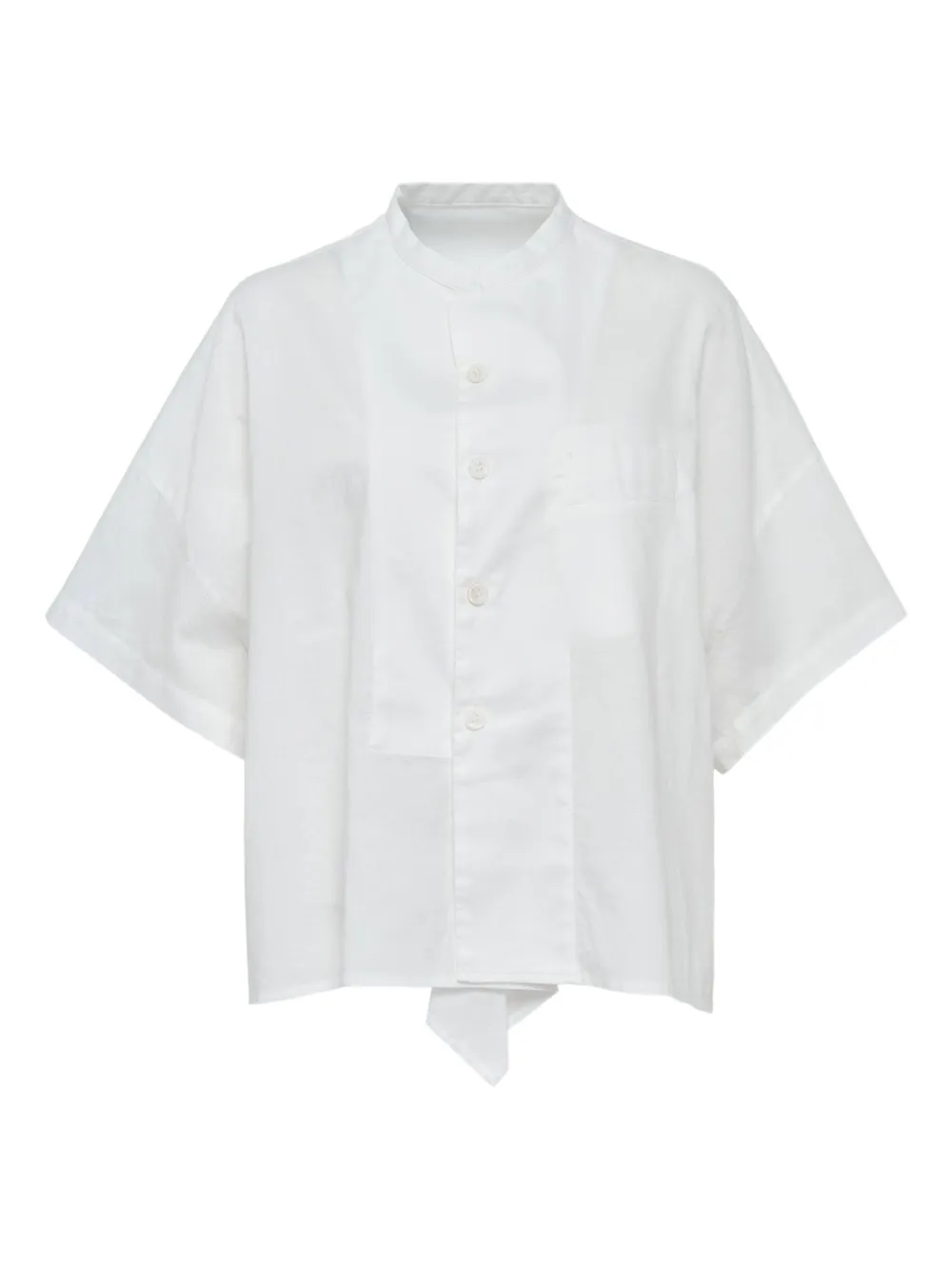 Y's ショートスリーブ シャツ - ホワイト Y's ショートスリーブ シャツ - ホワイト