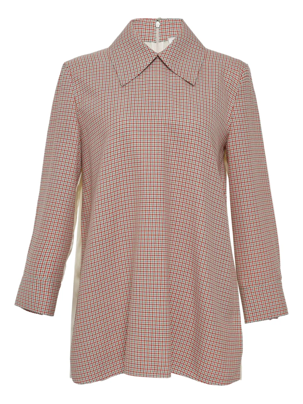 Jil Sander College checked top | Red | Image 1