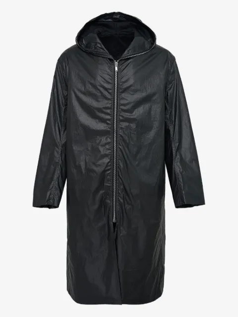 Rick Owens Mac hooded raincoat