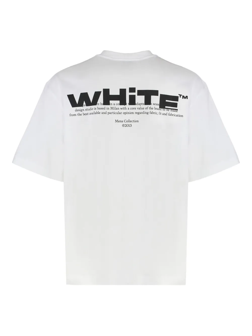 Off-White logo-print T-shirt - Wit